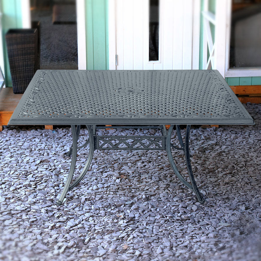 Tanya Table 8 Seater Set - Slate Grey
