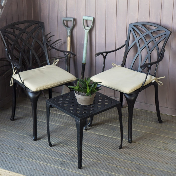 Willow Table 2 Seater Set - Antique Bronze