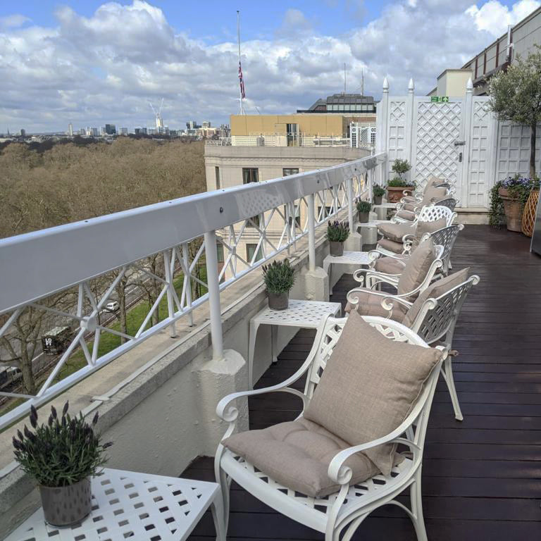 Willow Table 2 Seater Set - White