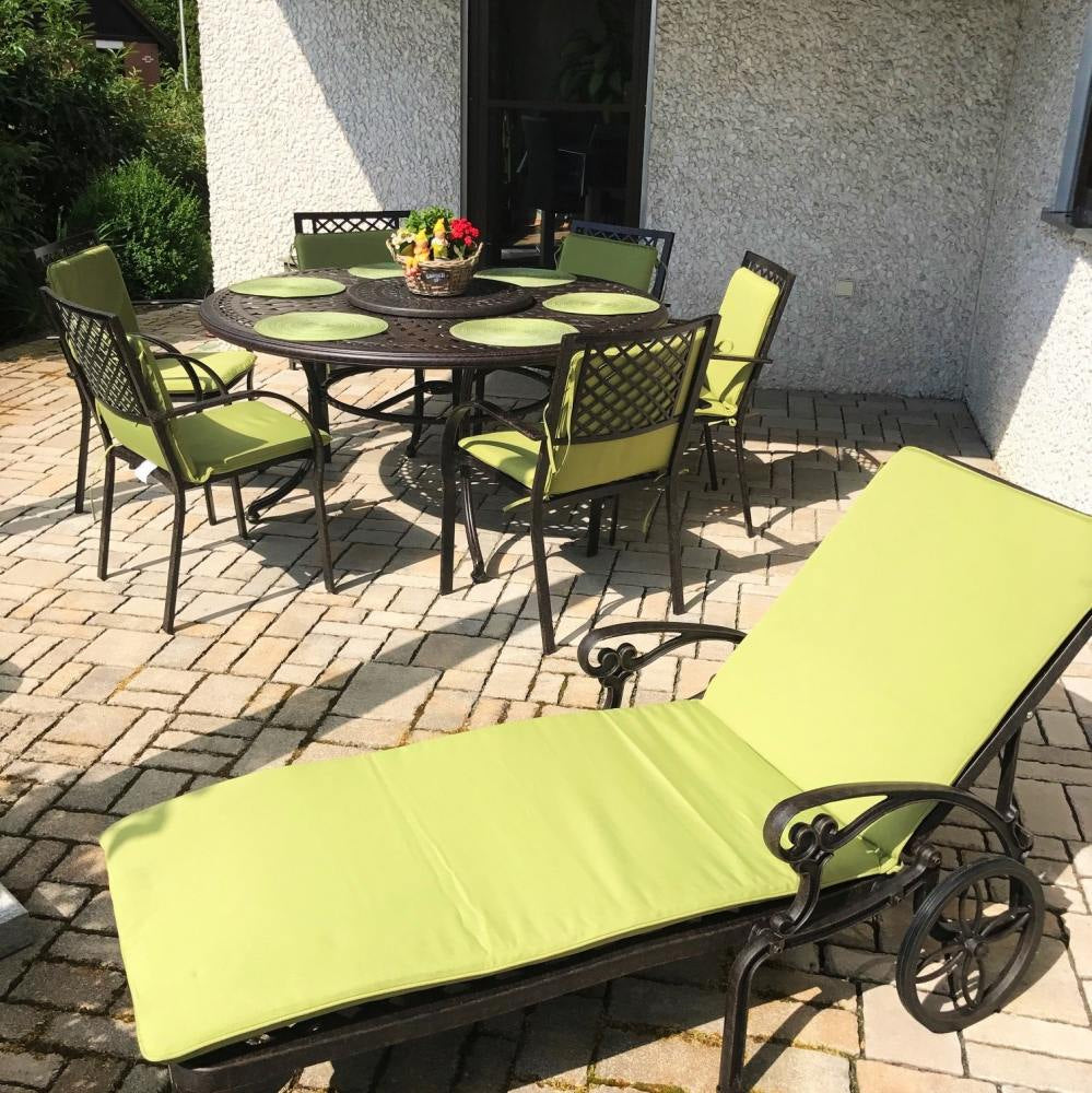 Frances Table 8 Seater Set - Antique Bronze