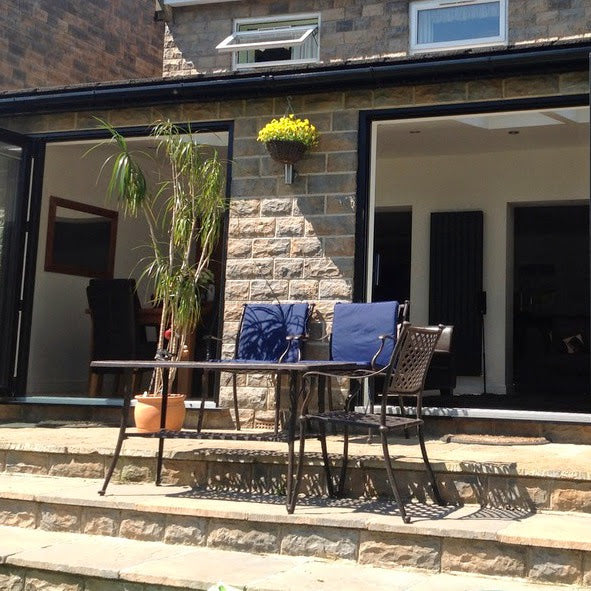 BBQ Table 2 Seater Set - Antique Bronze