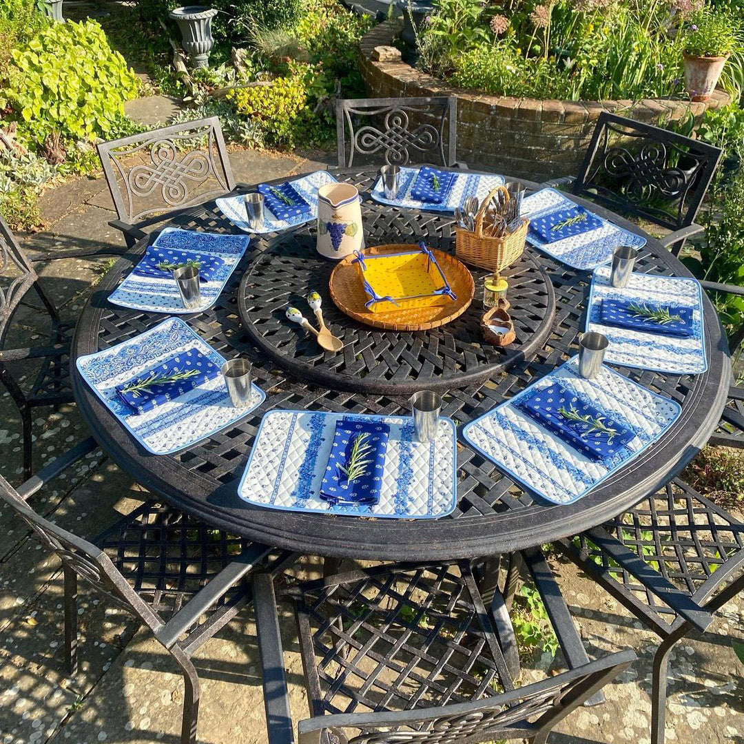 Frances Table 8 Seater Set - Antique Bronze