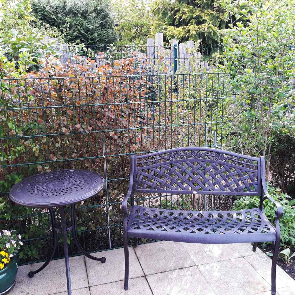 Rose Bench - Antique Bronze