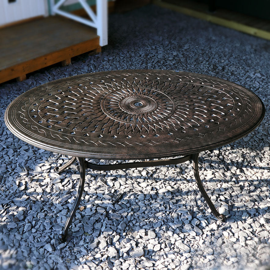 Emily Table 4 Seater Set - Antique Bronze
