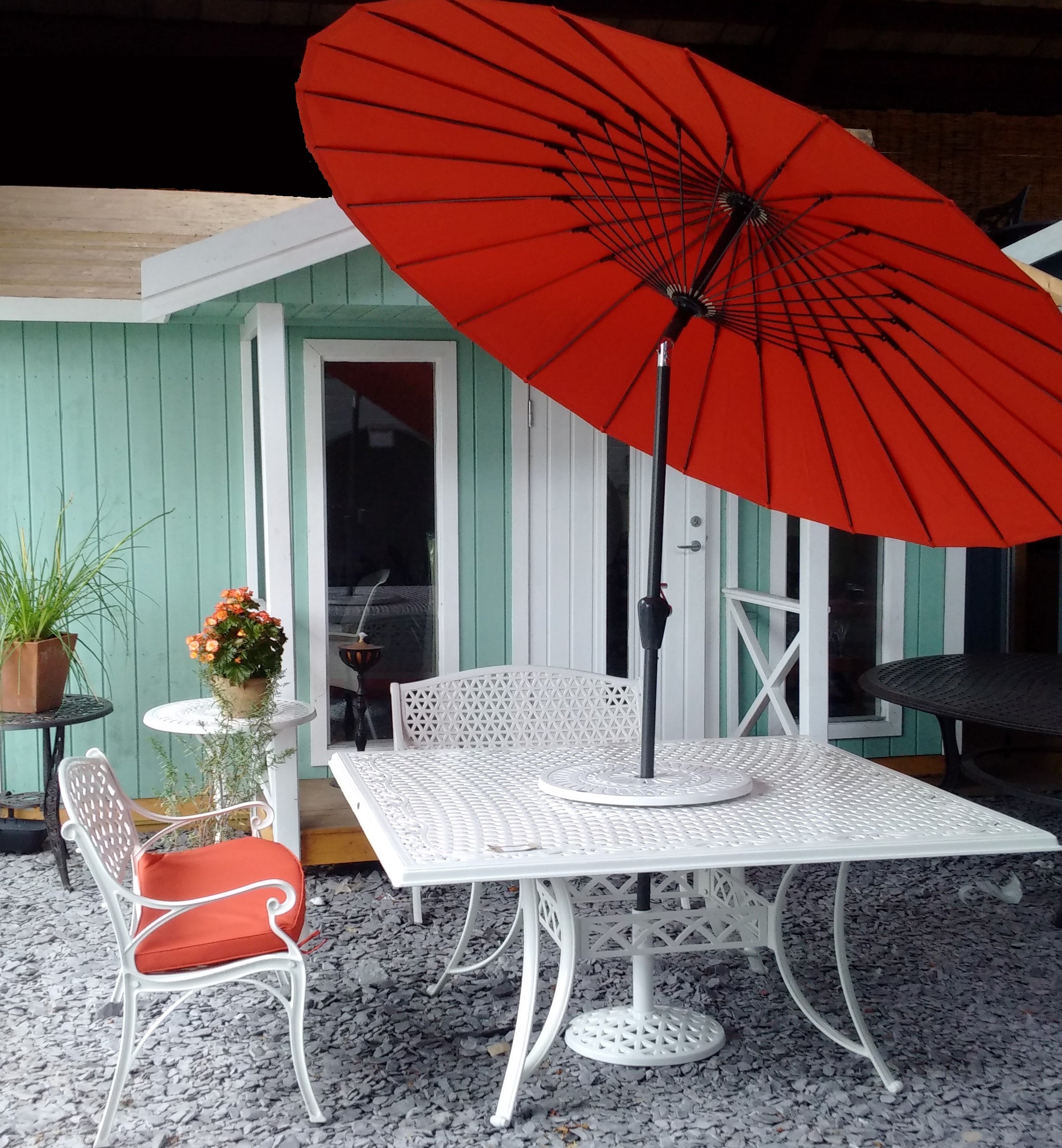 Tanya Table 8 Seater Set - White