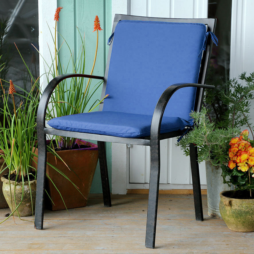 High Back Cushion - Blue