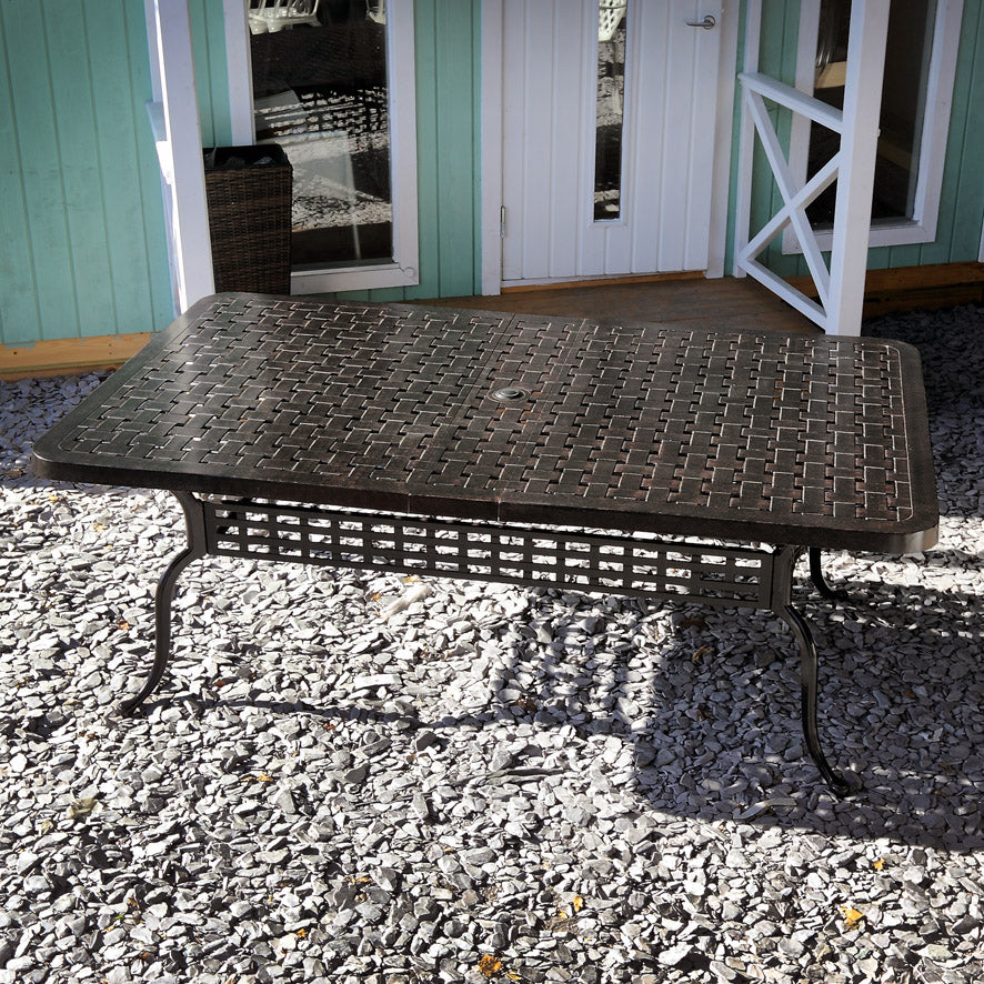 Isabelle Table 12 Seater Set - Antique Bronze