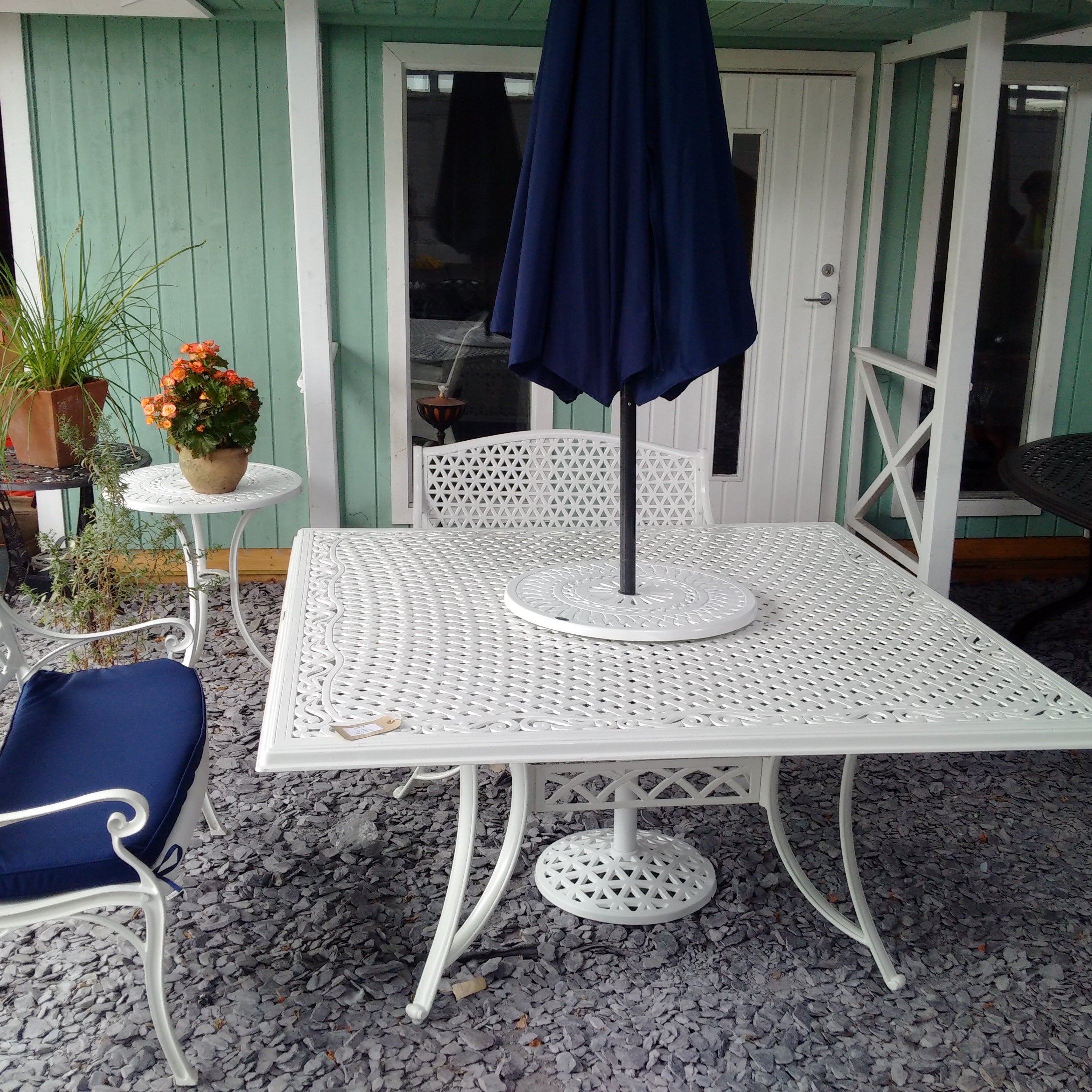 Tanya Table 8 Seater Set - White