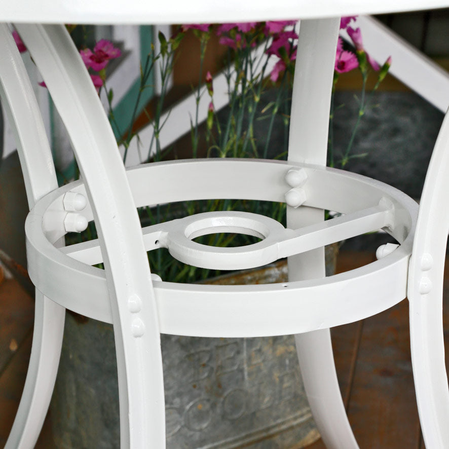 Jill Table 4 Seater Set - White