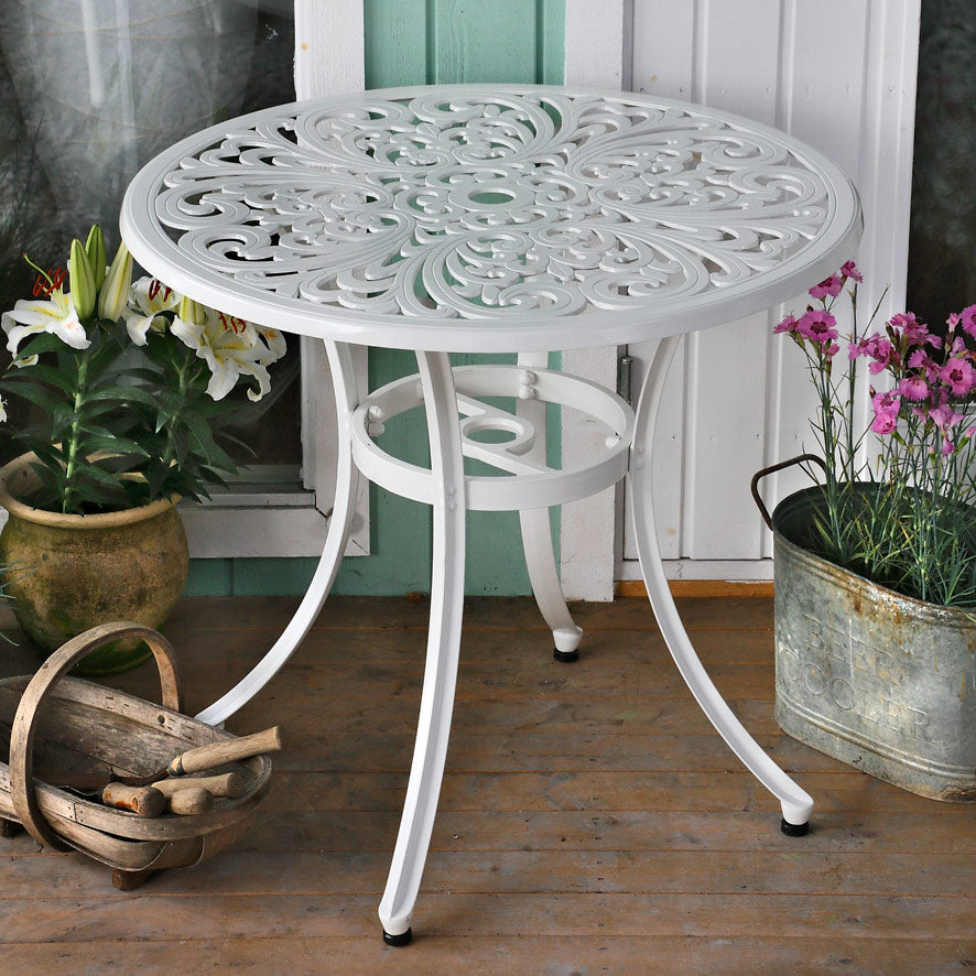 Jill Table 4 Seater Set - White