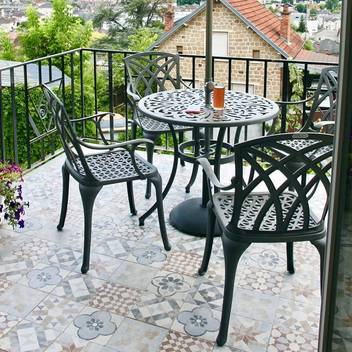 Jill Table 2 Seater Set - Slate