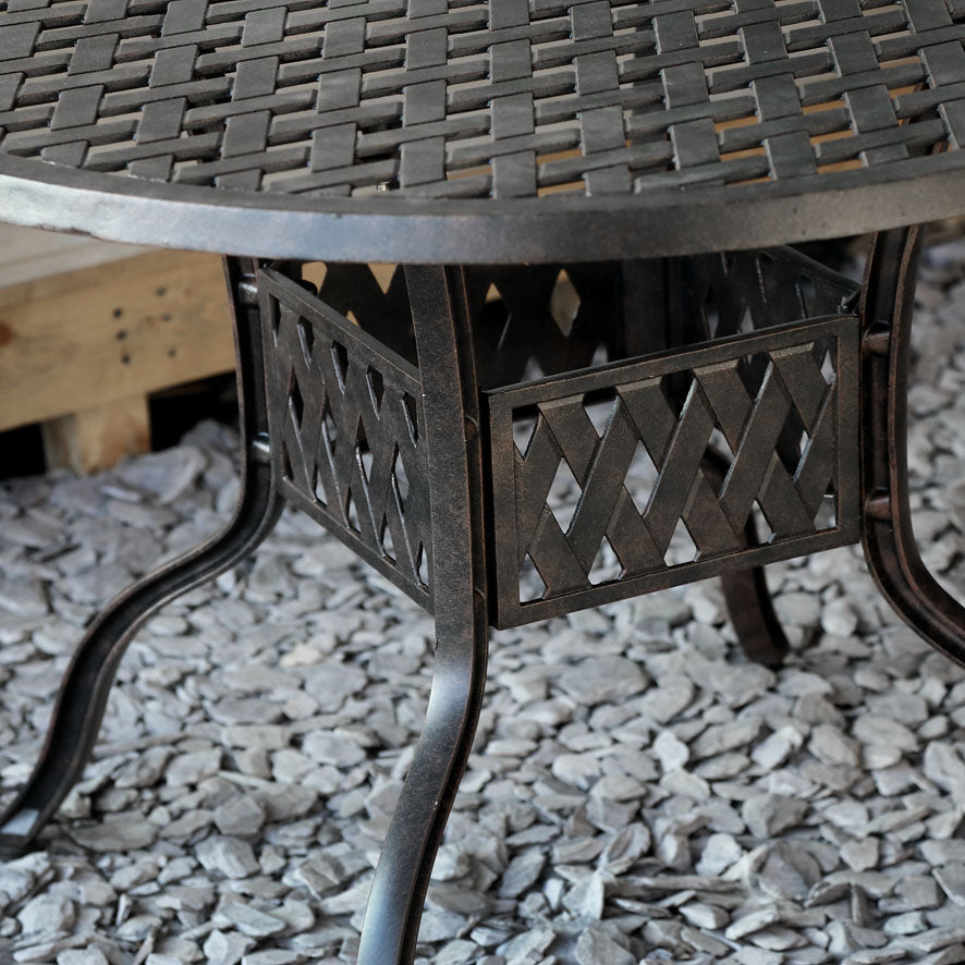 Sarah Table 4 Seater Set - Antique Bronze