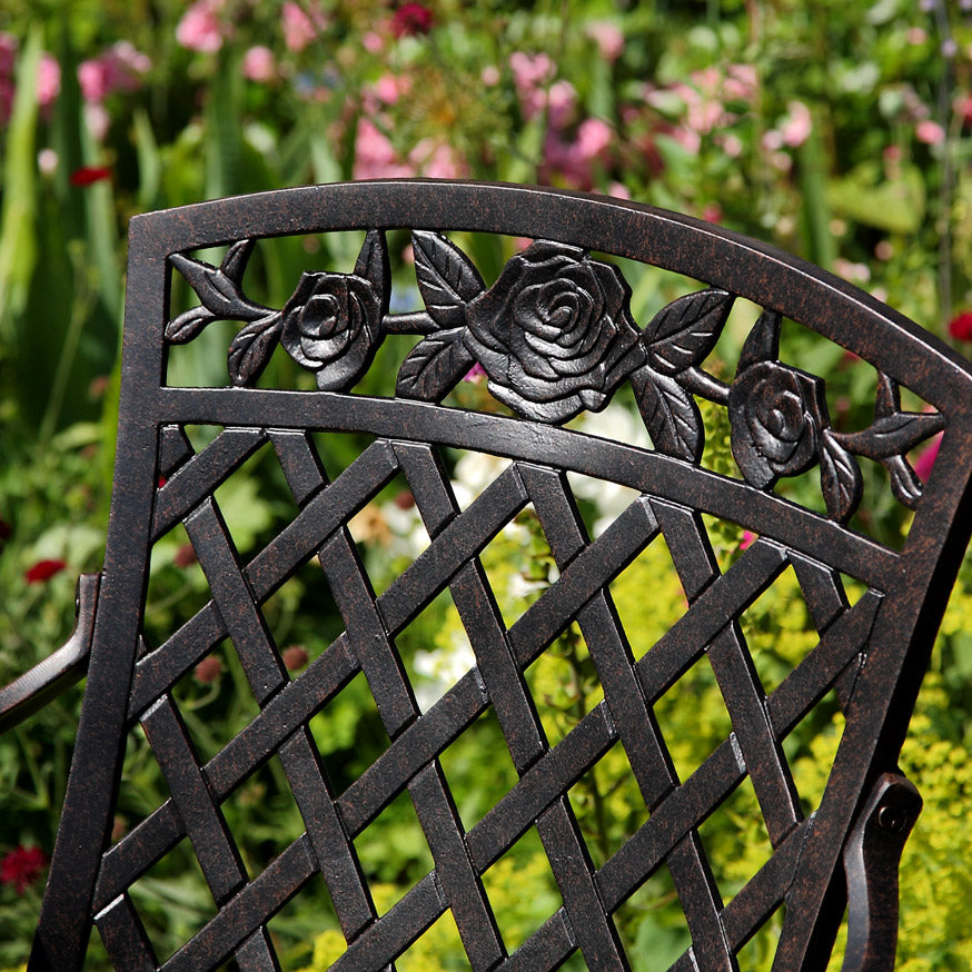 Rose Chair - Antique Bronze