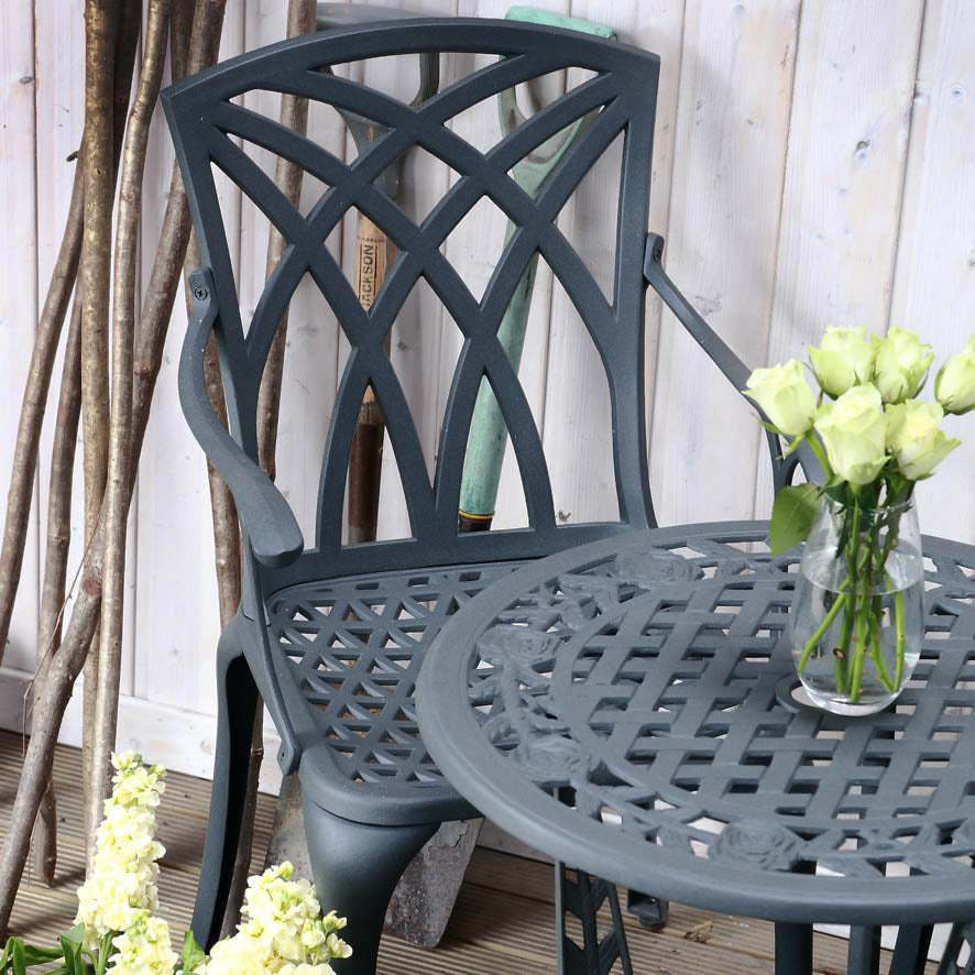 Rose Table 2 Seater Set - Slate