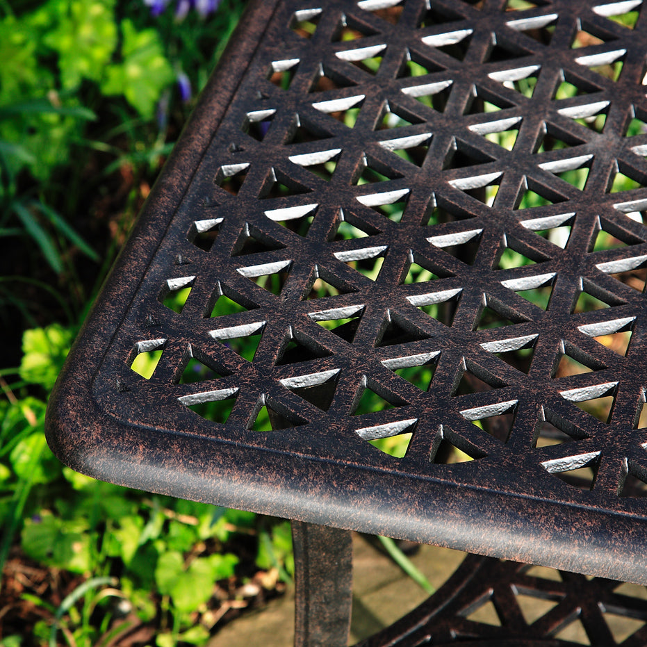Sandra Table - Antique Bronze