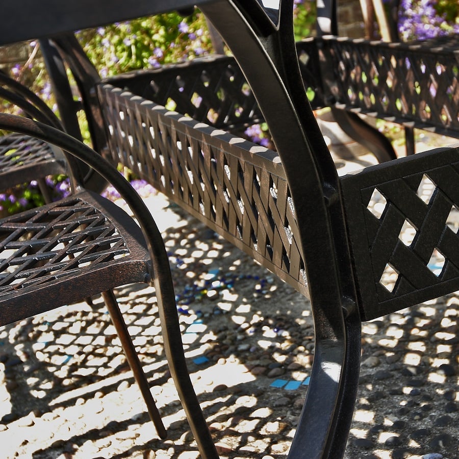 Sophia Table 12 Seater Set - Antique Bronze