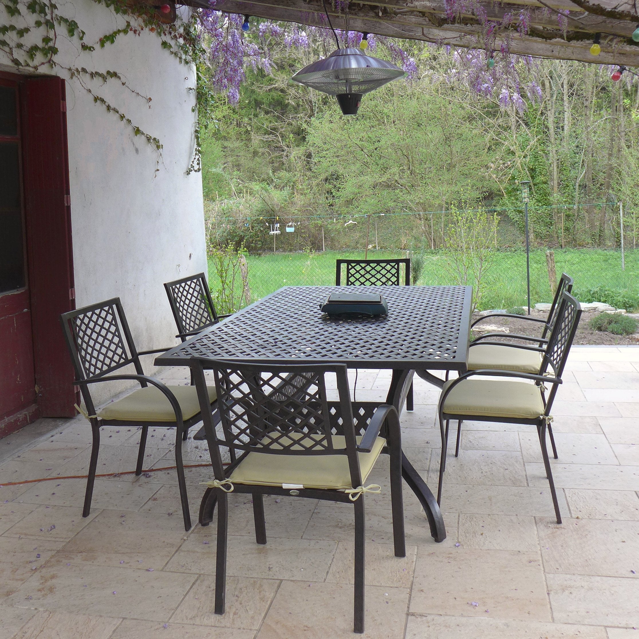 Sophia Table 12 Seater Set - Antique Bronze