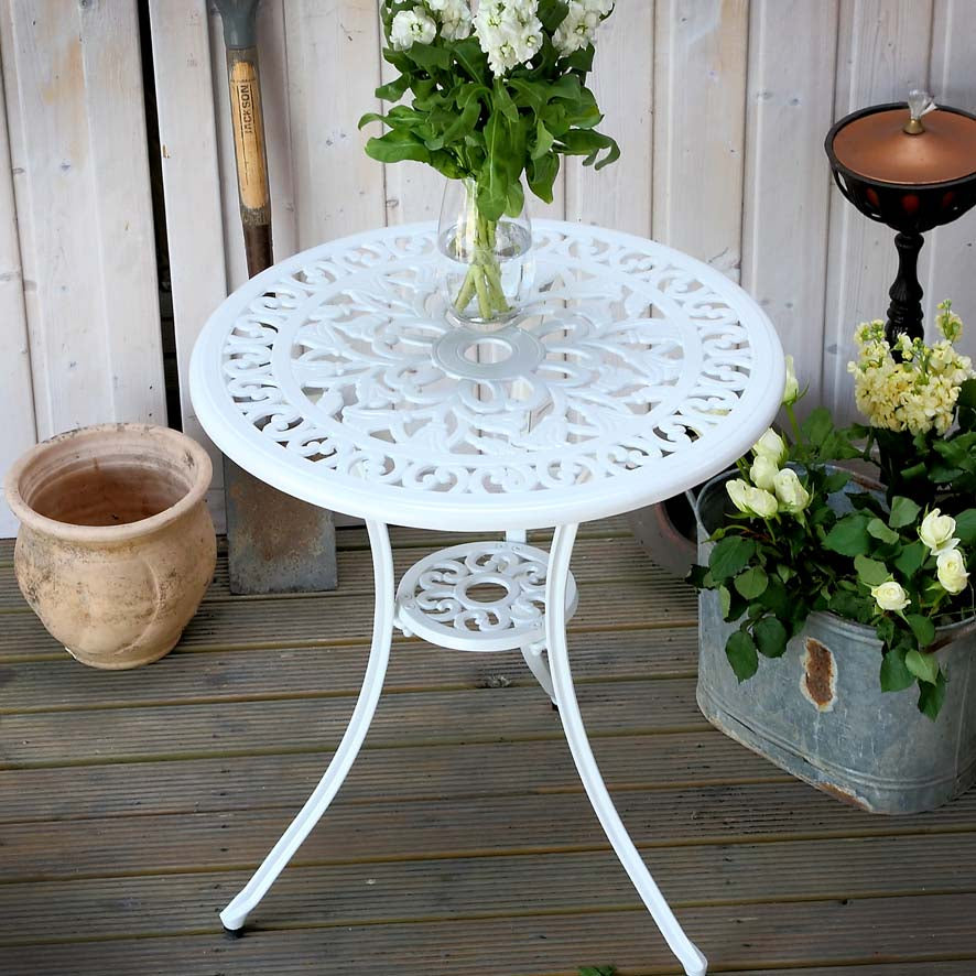 Tulip Bistro 2 Seater Set - White