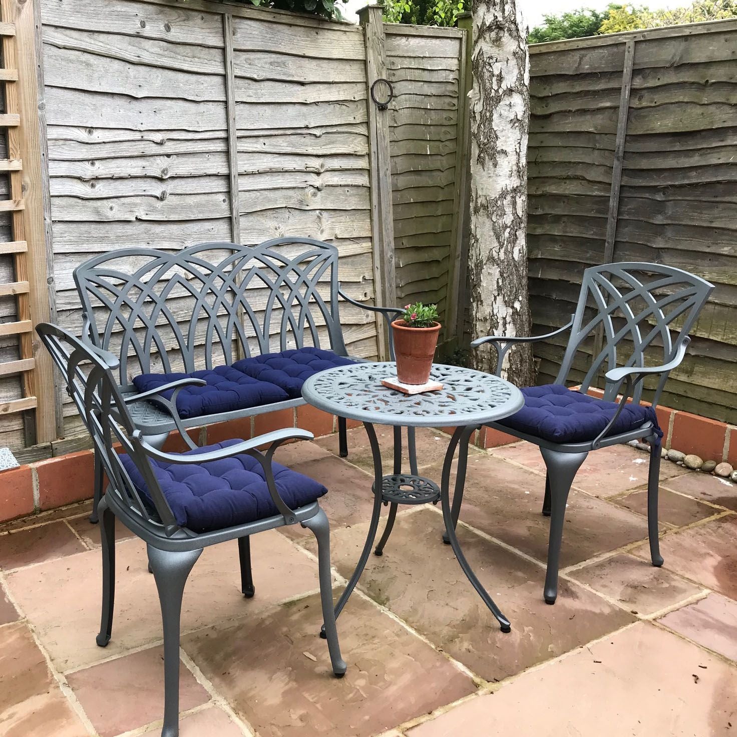 April Bench Set - Slate