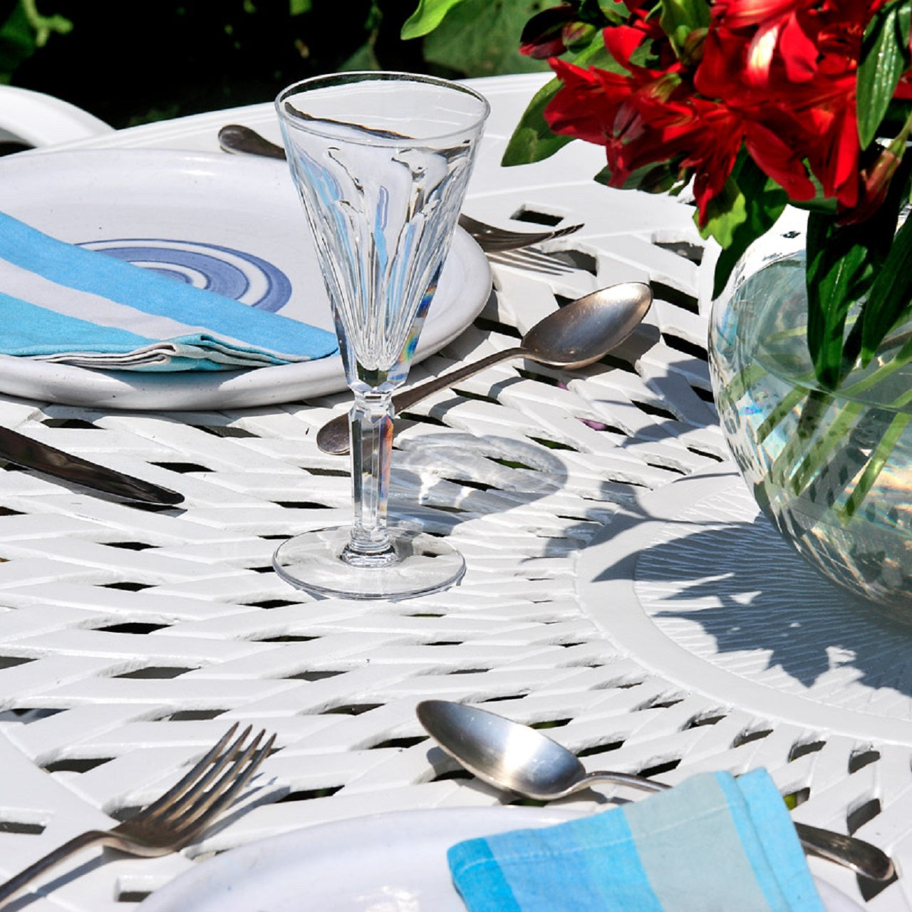 Amelia Table 6 Seater Set - White