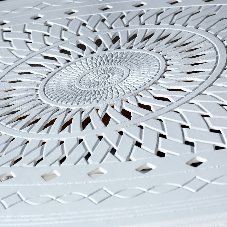 Emily Table 4 Seater Set - White