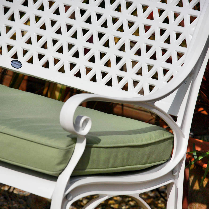 July Bench Set - White
