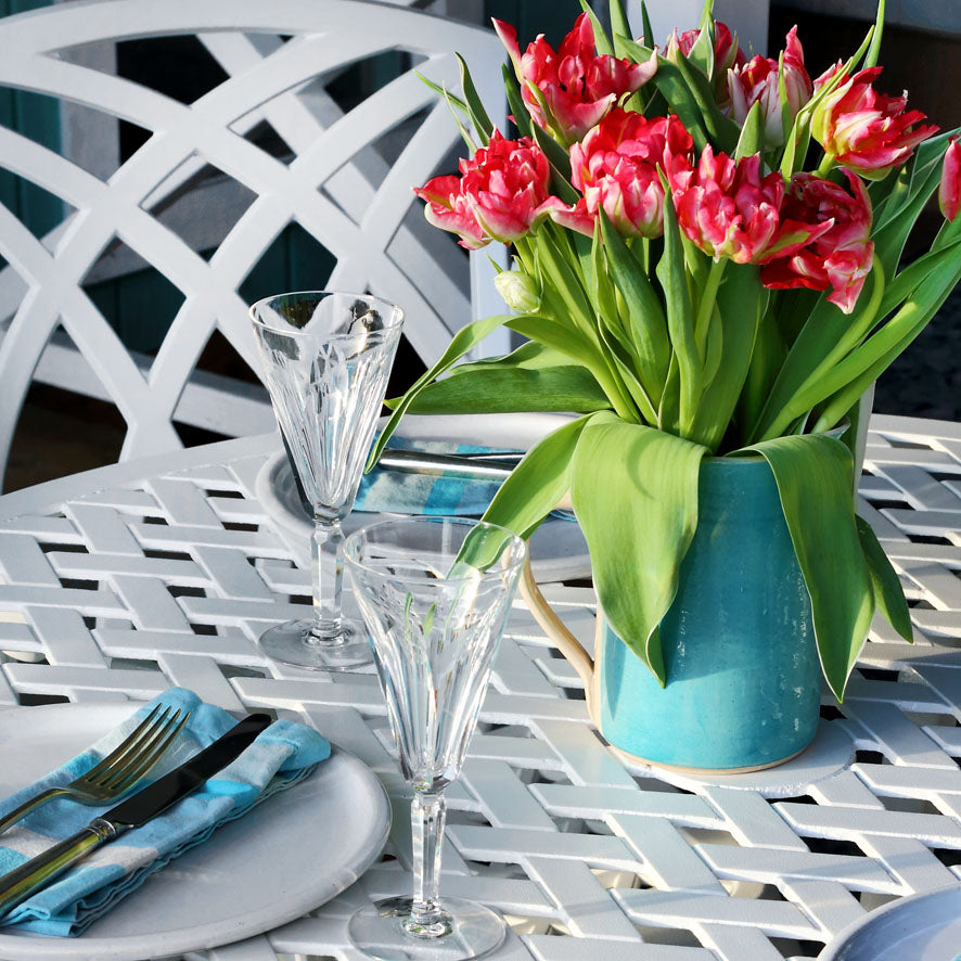 Lisa Table 4 Seater Set - White