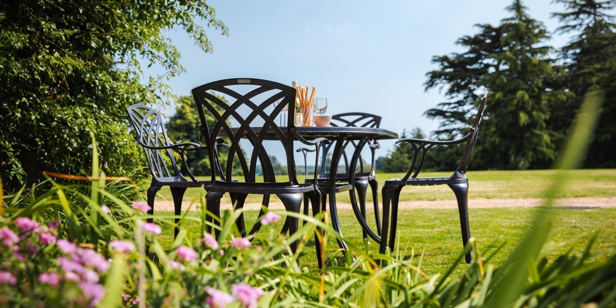 How can I protect my garden furniture from sun damage and heat?