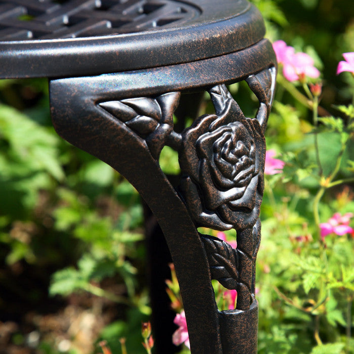 Rose Bistro 2 Seater Set - Antique Bronze