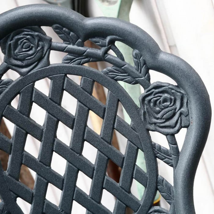 Rose Bistro 2 Seater Set - Slate