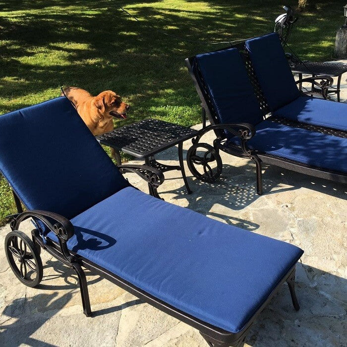 Amber Lounger Set - Antique Bronze