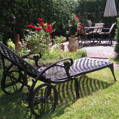 Amber Lounger Set - Antique Bronze