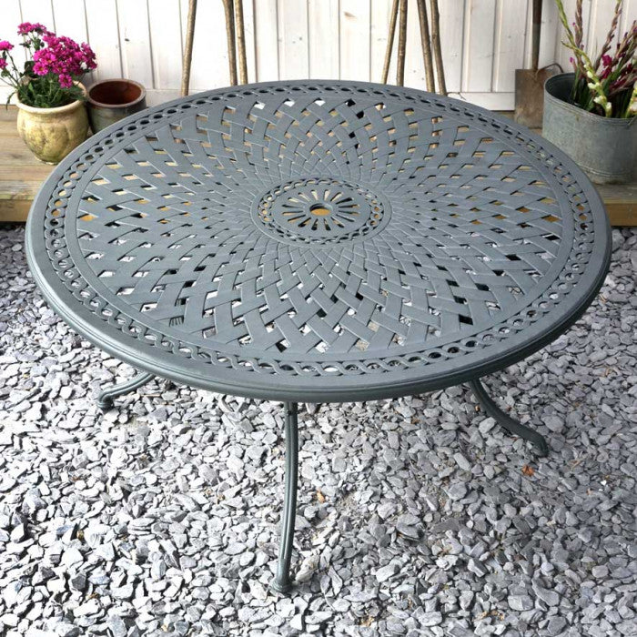 Frances Table 6 Seater Set - Slate
