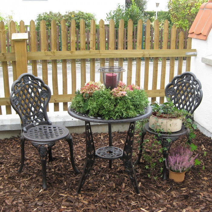 Rose Bistro 2 Seater Set - Antique Bronze