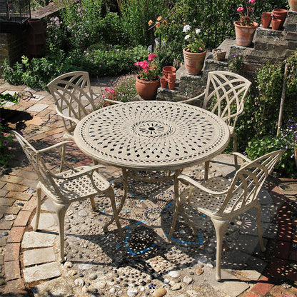 Alice Table 4 Seater Set - Sandstone
