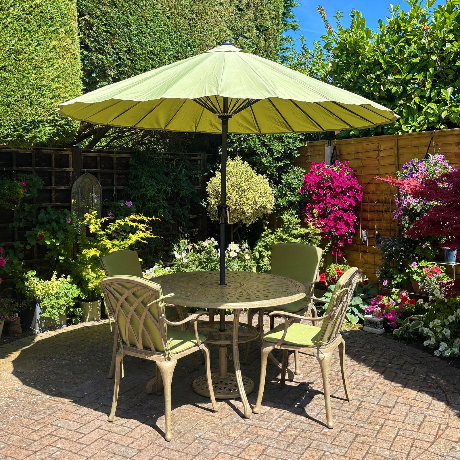 Alice Table 4 Seater Set - Sandstone