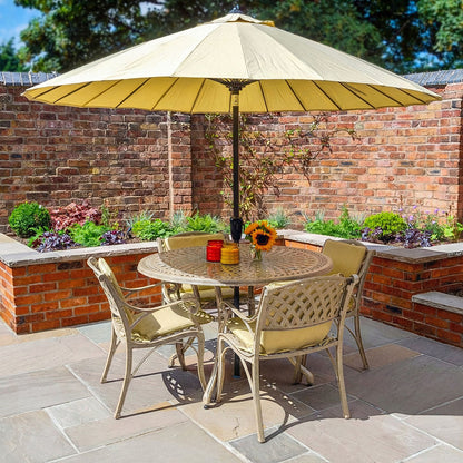 Alice Table 4 Seater Set - Sandstone