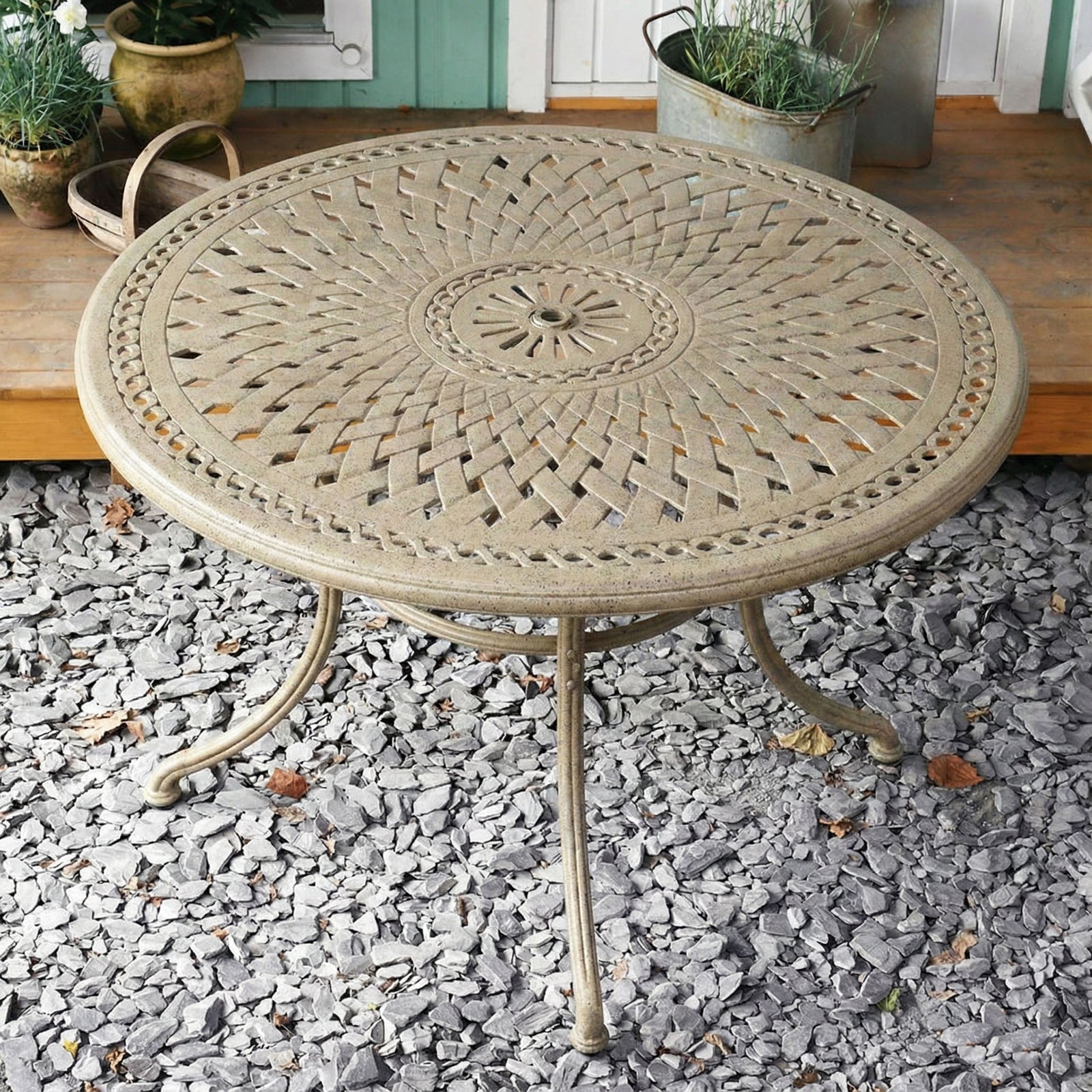 Alice Table 4 Seater Set - Sandstone