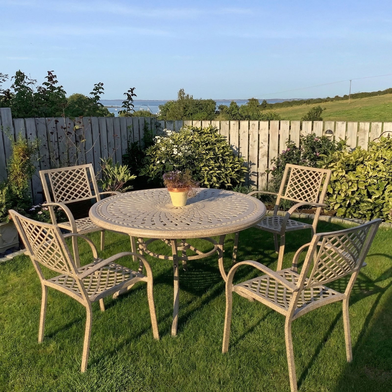 Alice Table 4 Seater Set - Sandstone