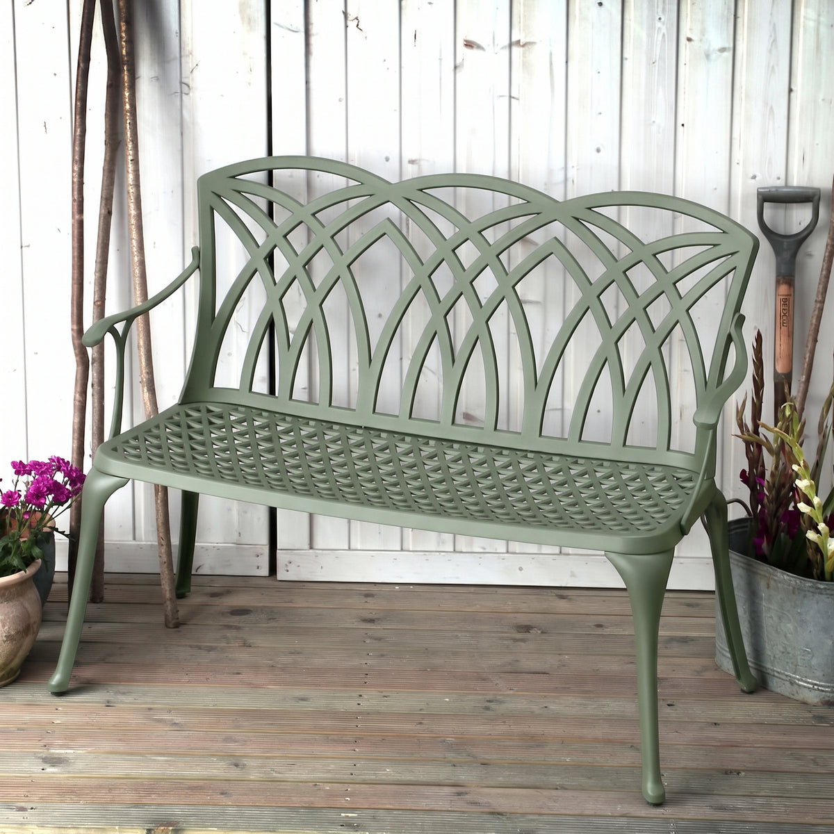 April Bench - Sage Green