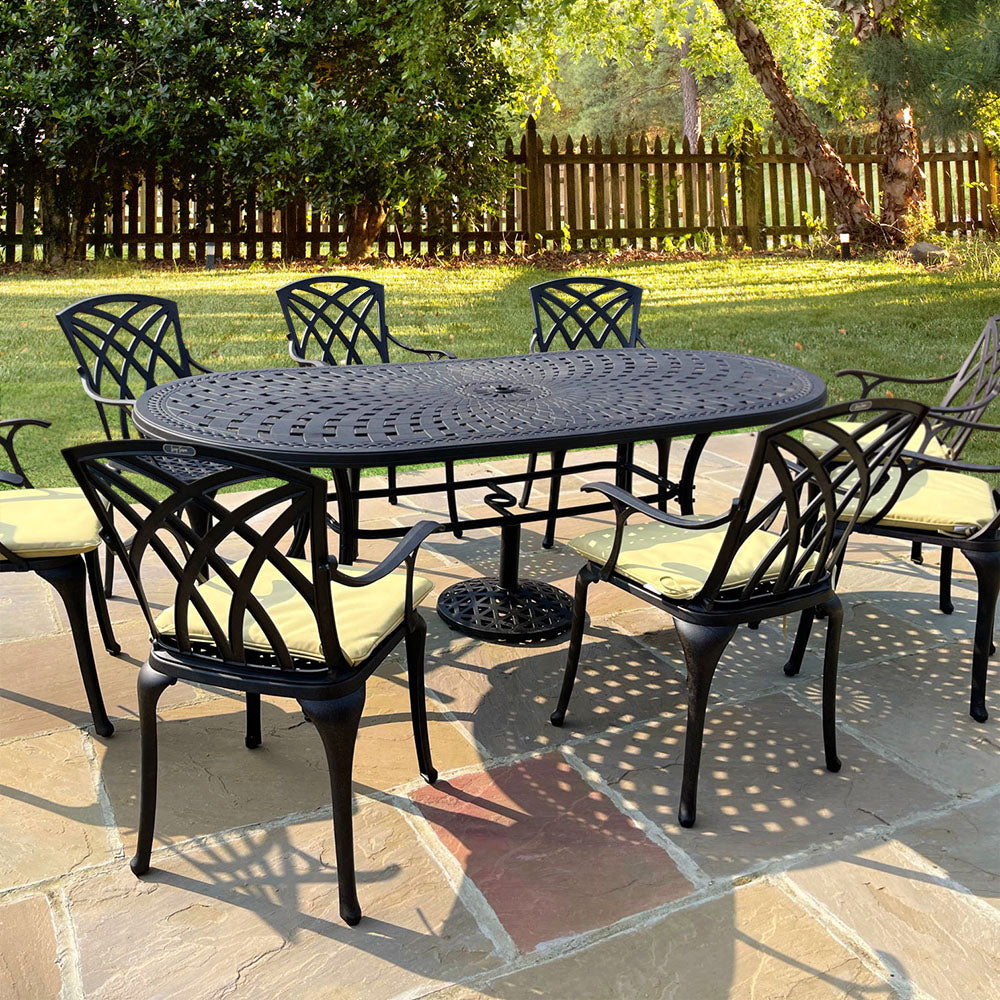 Catherine Seater Garden Furniture Set in Bronze Lazy Susan