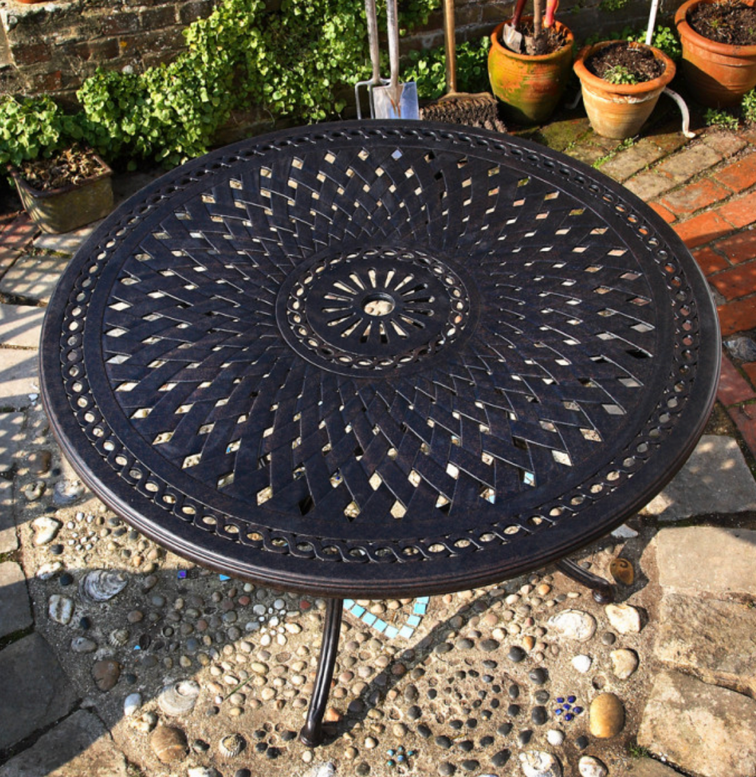 Frances Table - Antique Bronze
