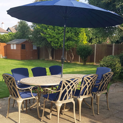 Catherine Table 6 Seater Set - Sandstone