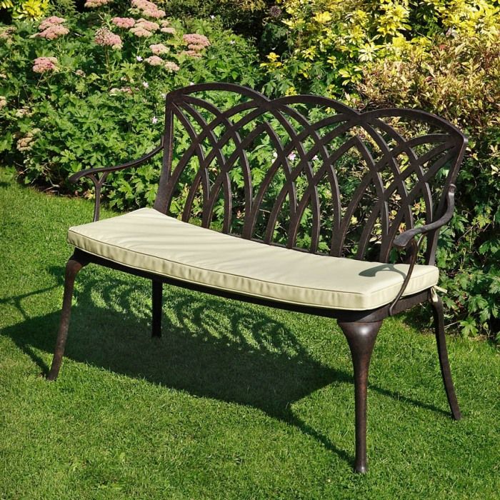 April Bench Cushion Stone