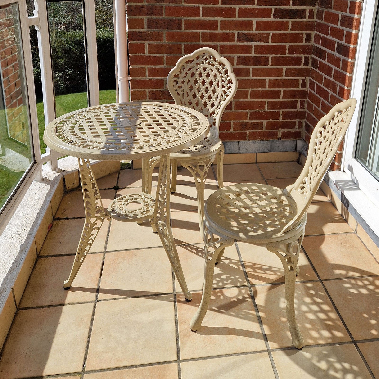 Ivy Bistro 2 Seater Set - Sandstone