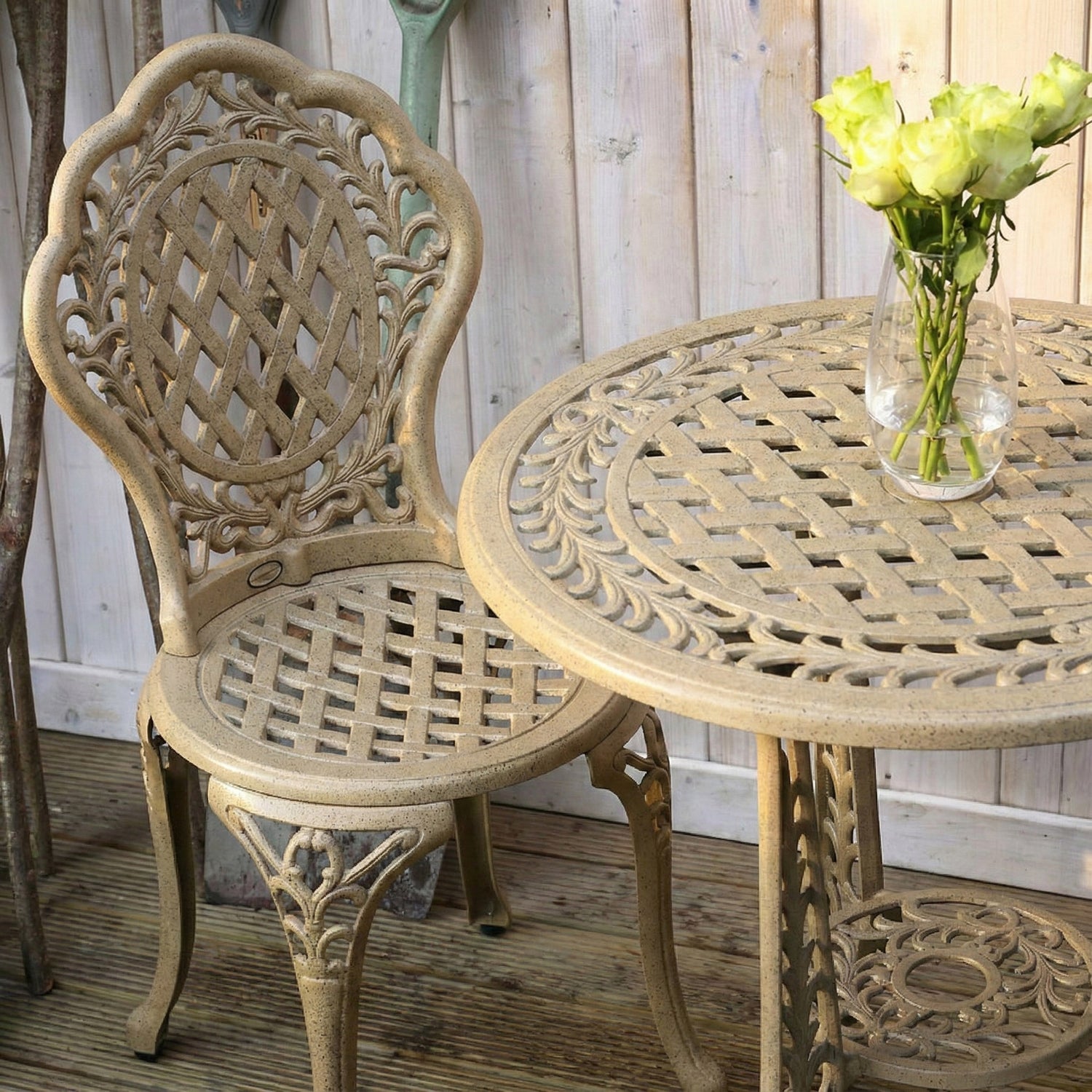 Ivy Bistro 2 Seater Set - Sandstone