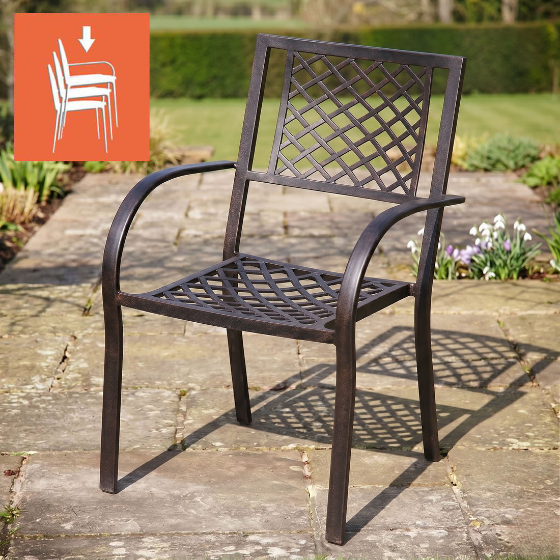 Jane Chair - Antique Bronze