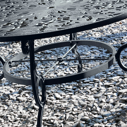 Joyce Table 6 Seater Set - Slate Grey