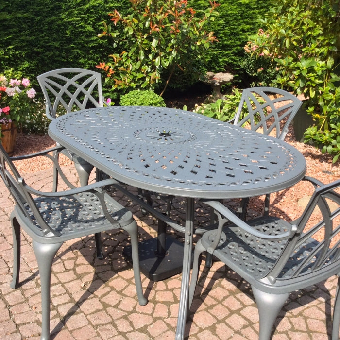 June Table 4 Seater Set - Slate