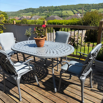 June Table 4 Seater Set - Slate